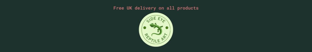 Side Eye Reptile Art Website Banner